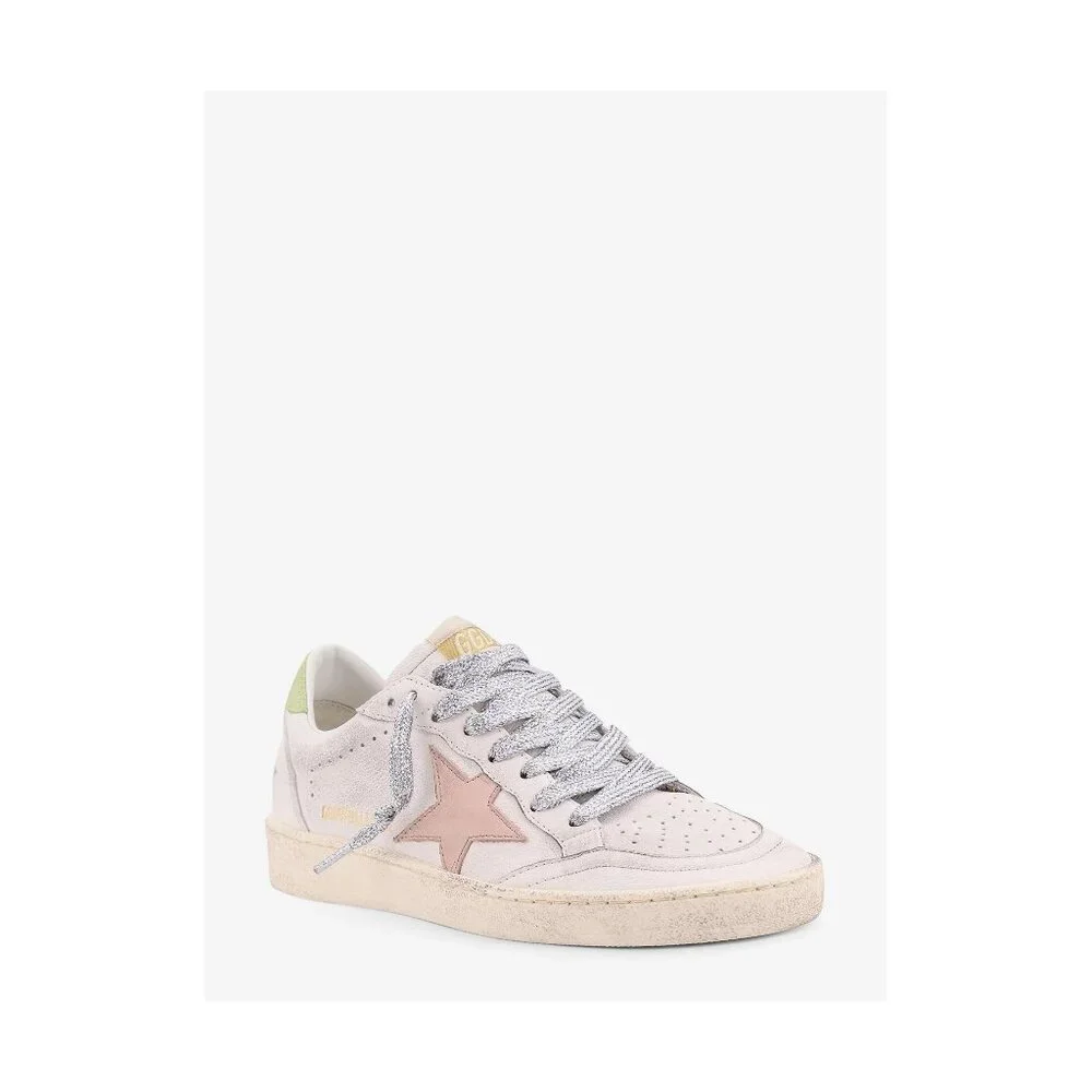 Golden Goose White and Pink Sneakers - Picture 2 of 10